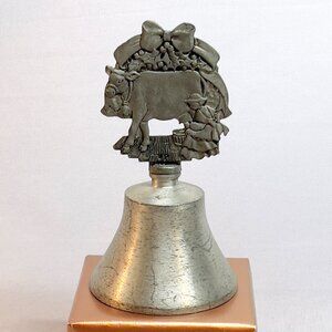 Woodbury Pewter Bell 8 Maids Milking Twelve Days of Christmas Collection USA